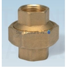 Brass connection with screw FF DN15 (1/2”)