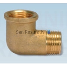 Brass bend 90⁰ MF DN15 (1/2”)