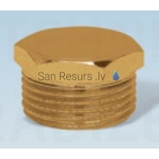 Brass cork M DN15 (1/2”)
