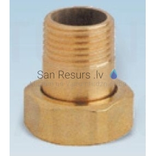 Brass connection with screw 1 1/4”x1 1/2”