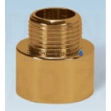 Brass extended reducer (2 type) 1/2”x3/4”F