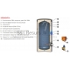 SUNSYSTEM standing electric solar water heater SEL 1000 without heat exchanger