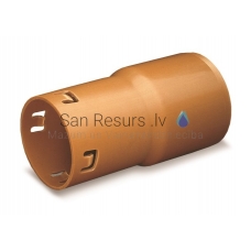 Transition to a flat pipe DN 75/110