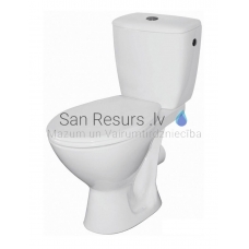 CERSANIT KORAL 031 WC tualetes pods izvads 45° ar vāku