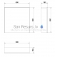 CERSANIT mirror cabinet COLOUR 60