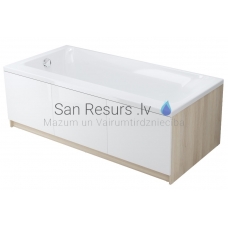 CERSANIT stačiakampė akrilinė vonia SMART 160x80
