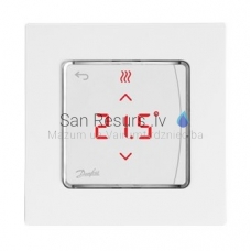 Danfoss комнатный термостат с дисплеем ICON встраиваемый 24V 5-35°C 80x80
