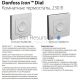 Danfoss standart room thermostat ICON on-wall 230V/50Hz 5-30°C