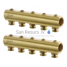 Danfoss FHF- 2 manifold for floor heating without flow meters 2+2, 1'