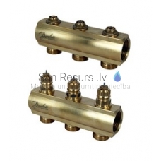 Danfoss FHF-ME2 manifold for floor heating without flow meters 2+2, 1'
