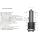 DRAŽICE NADO 750 litri v7-200 L akumulācijas tvertne ar iekšējo tvertni bez izolācijas