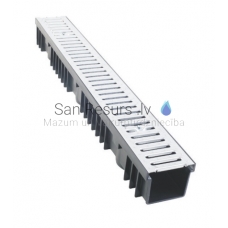Bielbet plastic channel with galvanized steel grid 1000mm