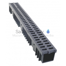 Bielbet plastic channel with plastic grid 1000mm