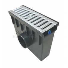 Bielbet channel with galvanized steel grid 330x130x280mm