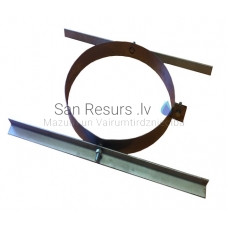 Chimney mounting on ceiling DN180
