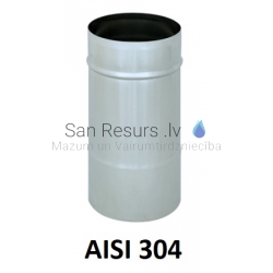 Nerūdijančio plieno vienos sienos dūmtraukių sistema (AISI 304)