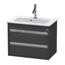 Duravit cabinet with sink Ketho  600x385 (matte graphite)
