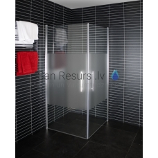 Shower enclosure-angle DUSCHY Frost gass 100x190 cm