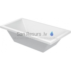 Duravit vonia Starck, 1800x900 mm, įmontuota arba su plokštėmis, 2 atlošai, baltas akrilas