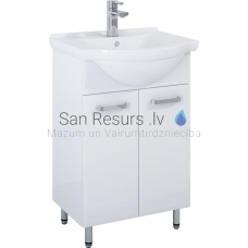 Elita cabinet for sink with sink AMIGO RIO 55 white