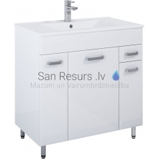 Elita cabinet for sink with sink AMIGO KYRA 80 white