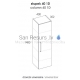 Elita side cabinet FUTURIS 40 white