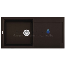ELLECI кухонная раковина из каменной массы EASY 480 Espresso 100x50 см