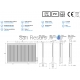 ELPE electric oil radiator IP21 300x1380 (800W)