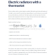 ELPE electric oil radiator IP44 300x1380 (800W)