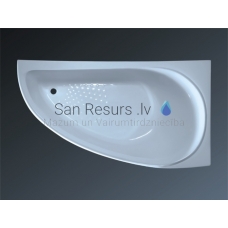 ETOVIS asymmetric acrylic bathtub with panel ET-3331R 1600x900 (right)