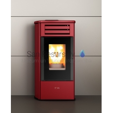 Cola air-heated pellet fireplace Fire HR 10kW