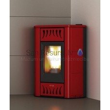 Cola pellet fireplace with central heating Termo Blitz Plus