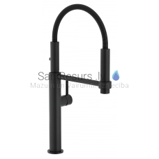 FRANKE kitchen faucet (Black) PESCARA 360°