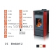 Central heating pellet fireplace-stove 14,62kW TIM SISTEM RITTIUM Hydro 14 