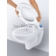 GROHE WC wall hung toilet BauCeramic Rimless with toilet lid Soft Close