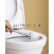 Gustavsberg WC tualetas 1500 Nautic Hygienic Flush 2/4l (vertikalus pajungimas) su standartiniu klozeto dangčiu