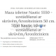 Gustavsberg kriauklė 5550 Nautic C+ 500x380 (be skylių)