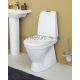 Gustavsberg WC tualetas 1510 Nautic Hygienic Flush 2/4l (horizontalus pajungimas) su Soft Close klozeto dangčiu