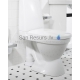 Gustavsberg WC tualetas 1591 Nautic Hygienic Flush 2/4l (vertikalus pajungimas) su standartiniu klozeto dangčiu