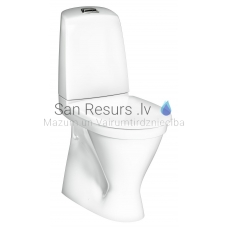 Gustavsberg WC toilet 1546 Nautic Hygienic Flush 2/4l (vertical connection) with standard toilet seat