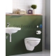 Gustavsberg WC pakabinamas tualetas 5530 Nautic su kietu klozeto dangčiu