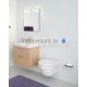 Gustavsberg WC pakabinamas tualetas 5G84 Hygienic Flush be klozeto dangčio