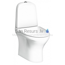 Gustavsberg WC tualetas 8300 Estetic C+ 2/4l (horizontalus pajungimas) su Soft Close klozeto dangčiu