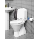 Gustavsberg WC tualetas 3500 Nordic3 3/6l (vertikalus pajungimas) su standartiniu klozeto dangčiu