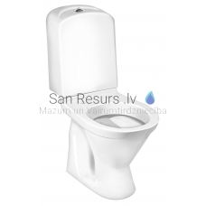 Gustavsberg WC tualetas 3510 Nordic3 3/6l (horizontalus pajungimas) be klozeto dangčio