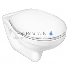 Gustavsberg WC wall mounted toilet 3530 Nordic3 with standard toilet seat