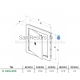 HACO plastikinis audito liukas ASA D 200x300