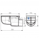 HACO Rainwater drain LSVB DN 110 S gray
