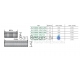 HACO Aluminum air duct AL FLEXO Ø125x300 / 1m
