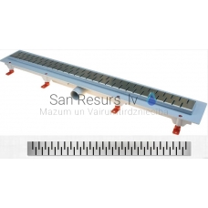 HACO linear floor drain PLZ 650 MM medium mat